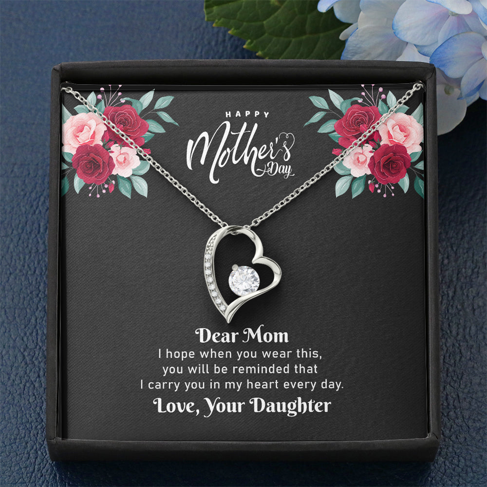 Mother's Day "I Carry You In My Heart" Forever Love Necklace