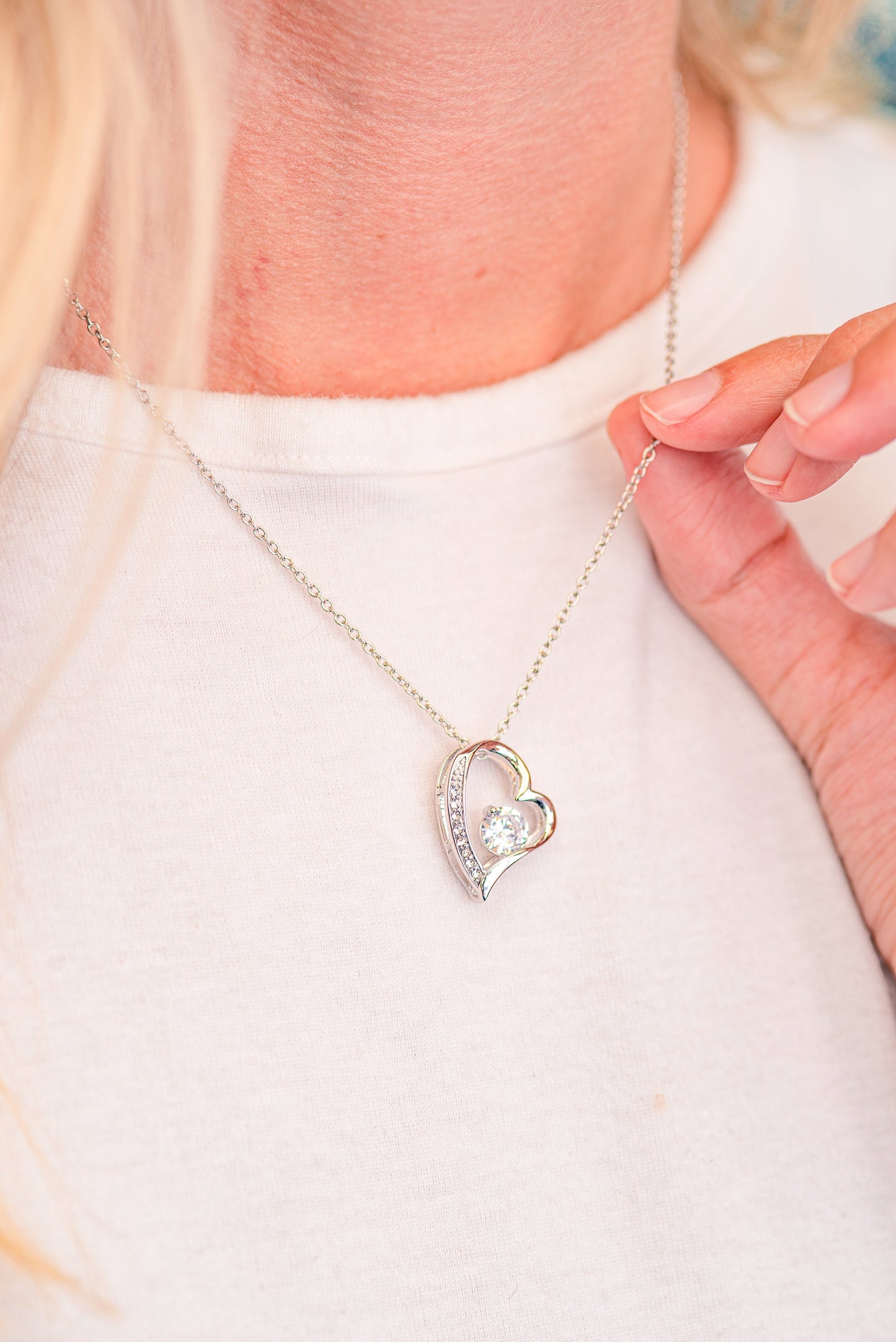 Mother's Day "I Carry You In My Heart" Forever Love Necklace
