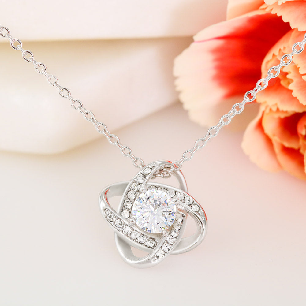 Husband to Wife Love Knot Necklace