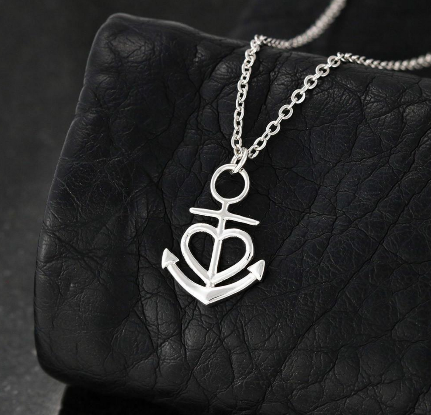 ANCHORED IN FAITH HOPE and LOVE Necklace