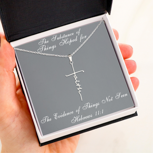 The Substance Of Things Hoped For FAITH Necklace